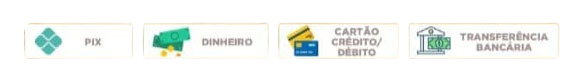 formas de pagamento